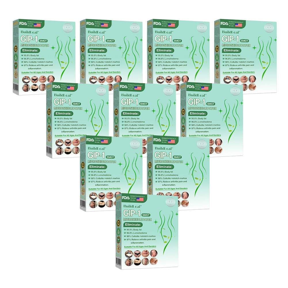 🔥🏥Official Store | BuildLeaf® GLP-1 Nano-Microneedle Patch with Collagen & Matrixyl 3000 丨Obesity,Cardiovascular Diseas, Diabetes, Sleep Apnea, Joint Problems and More