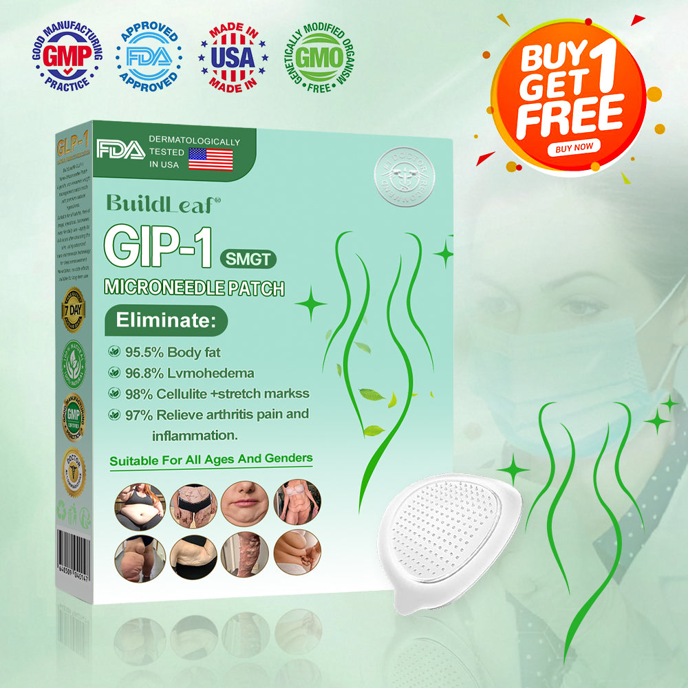 🔥🏥Official Store | BuildLeaf® GLP-1 Nano-Microneedle Patch with Collagen & Matrixyl 3000 丨Obesity,Cardiovascular Diseas, Diabetes, Sleep Apnea, Joint Problems and More