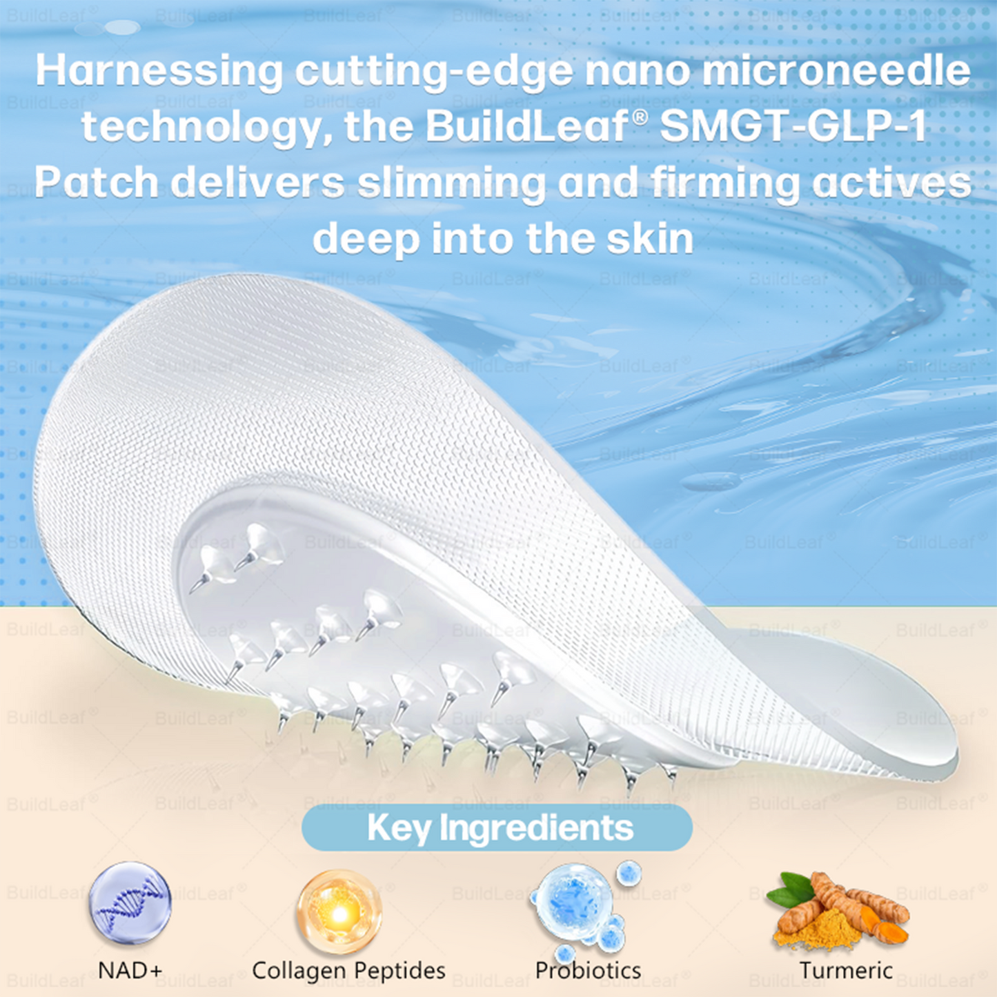 👨⚕️🏥FDA Store |𝐵uil𝗱𝐿ea𝐟® 𝑮𝐋𝑃-1 Slim & Firm 𝑁ano 𝑀icroneedle 𝑃atch with Collagen,Turmeric&Matrixyl 3000 丨Obesity,Cardiovascular Diseas, Diabetes, Sleep Apnea, Joint Problems and More