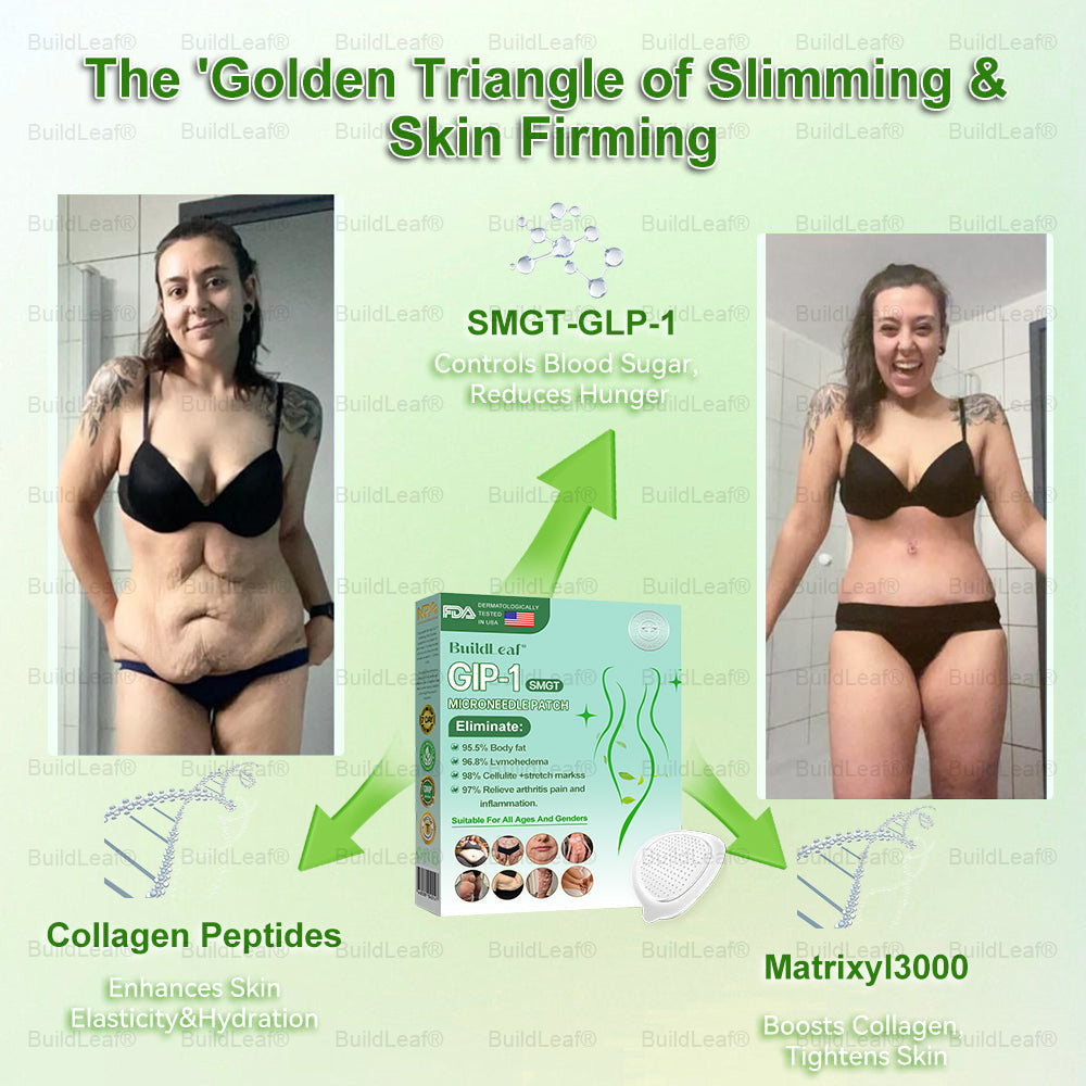 🔥🏥Official Store | BuildLeaf® GLP-1 Nano-Microneedle Patch with Collagen & Matrixyl 3000 丨Obesity,Cardiovascular Diseas, Diabetes, Sleep Apnea, Joint Problems and More