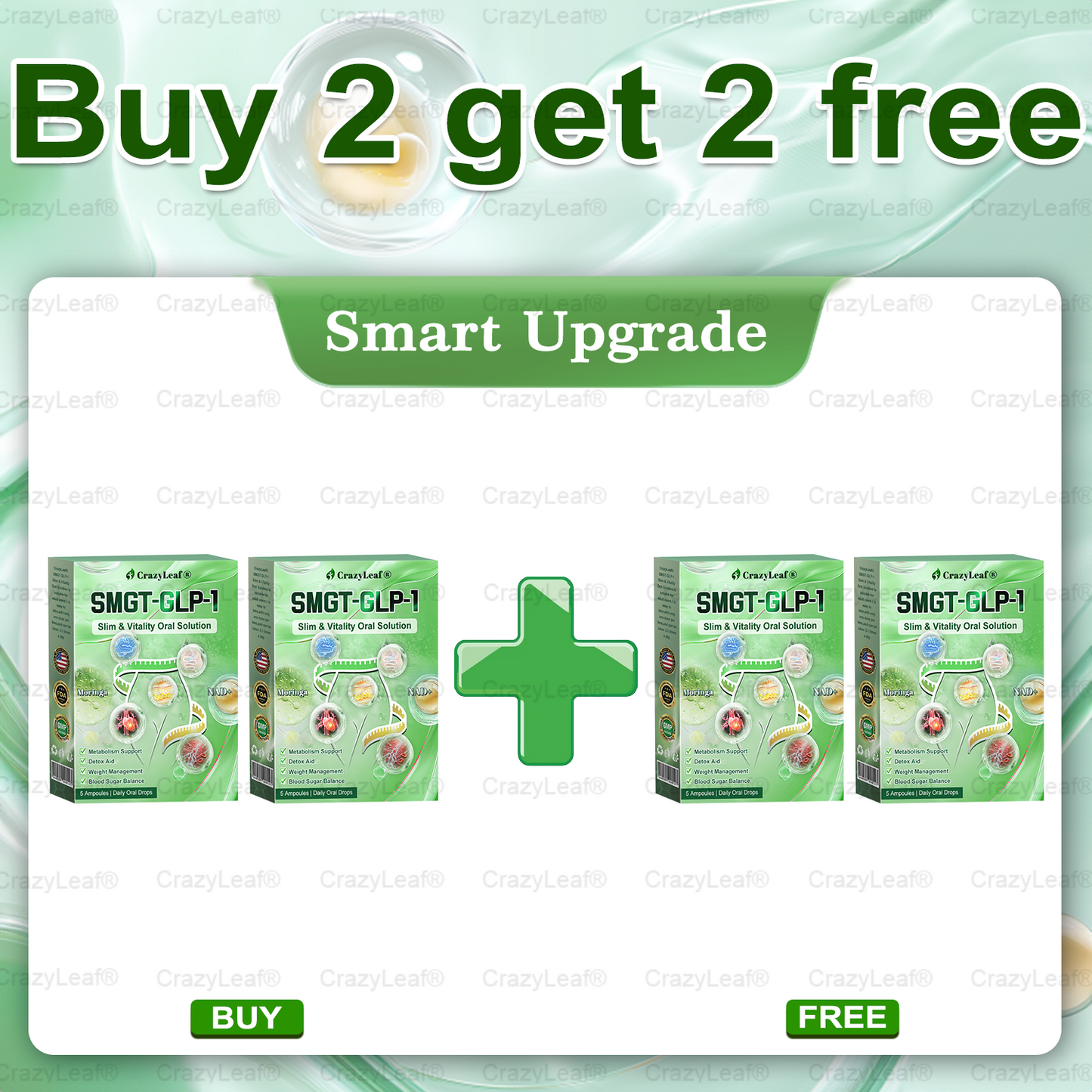 🎁CrazyLeaf® has a surprise upgrade just for you! You've already got an amazing offer but now you've unlocked an even better one:You'll get a massive 50% off your next purchase - for the next two minutes only!🎁